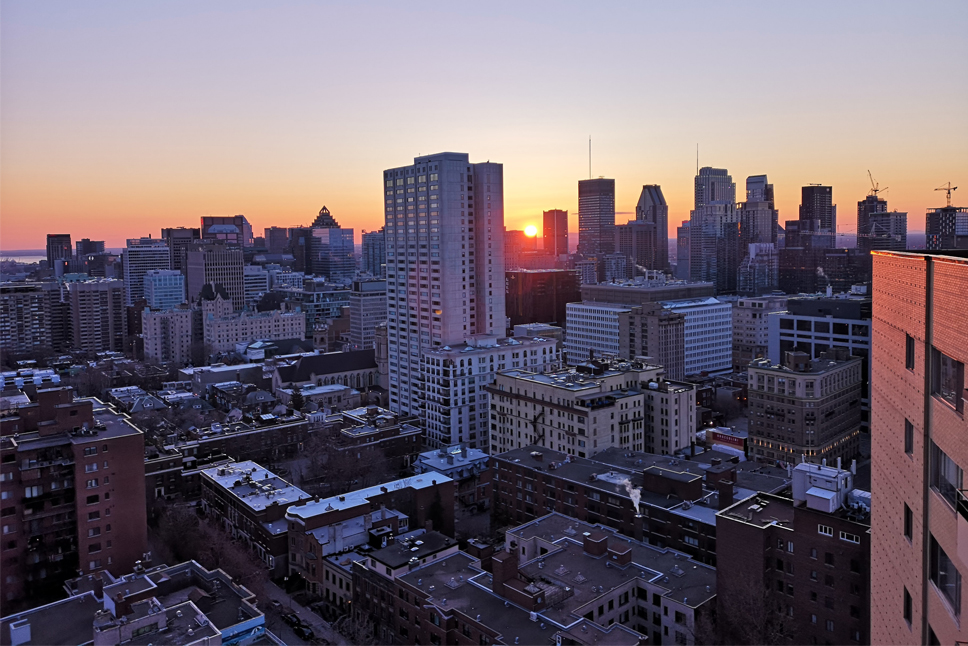 Montréal vue aérienne